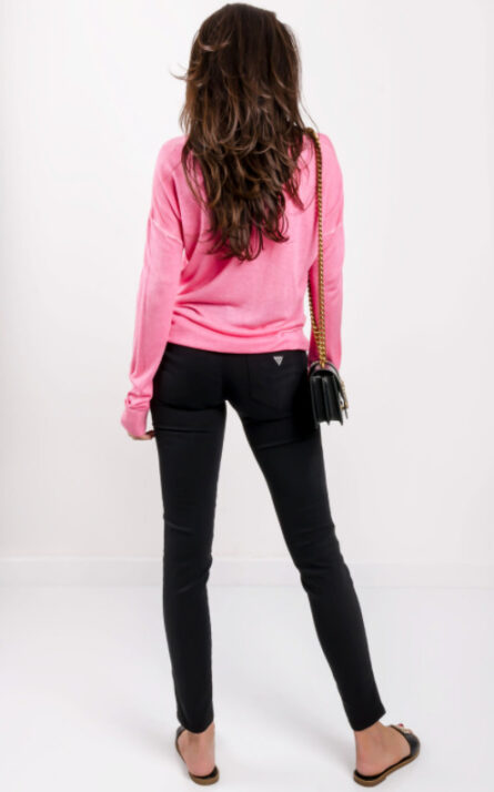 Maglia viscosa scollo a v guess p/e 21 - w1gr14z2ua0