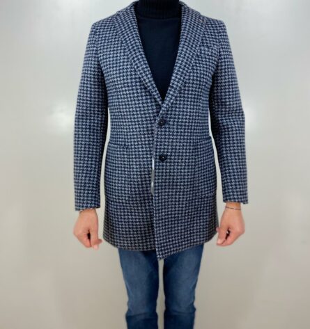 Cappotto piede de poule manuel ritz