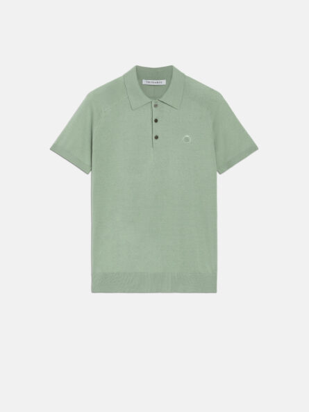 polo in filo logo levriero trussardi pe 23.