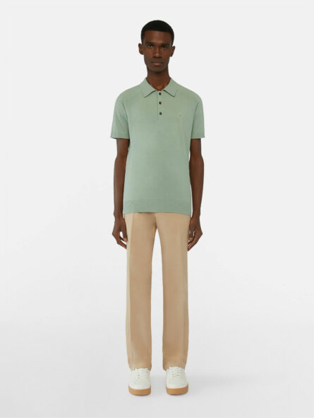 polo in filo logo levriero trussardi pe 23.