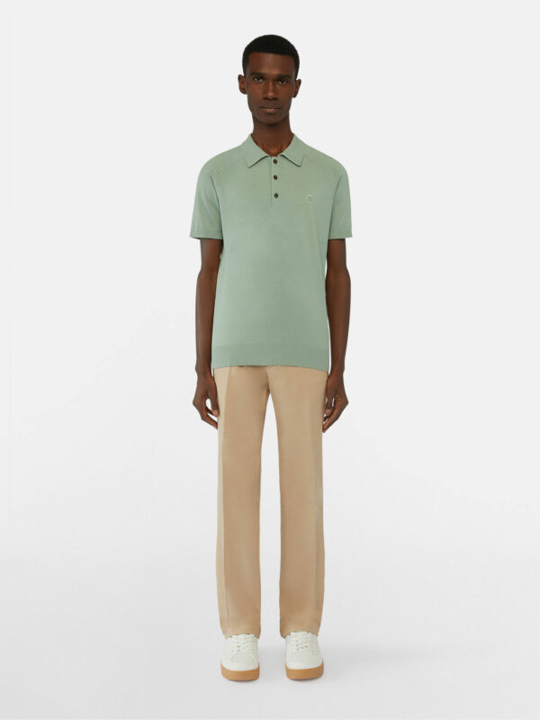 polo in filo logo levriero trussardi pe 23.