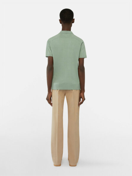 polo in filo logo levriero trussardi pe 23.