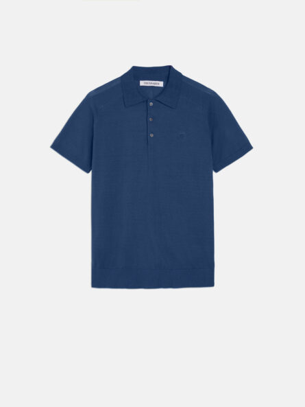 polo in filo logo levriero trussardi pe 23.