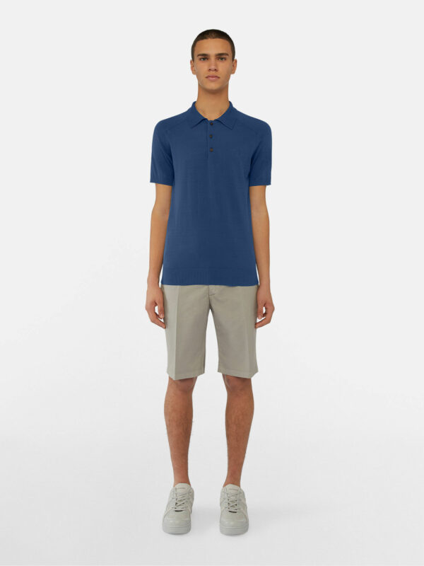 polo in filo logo levriero trussardi pe 23.