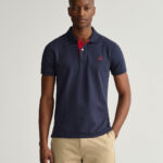 polo pique contrast collar gant pe 23.