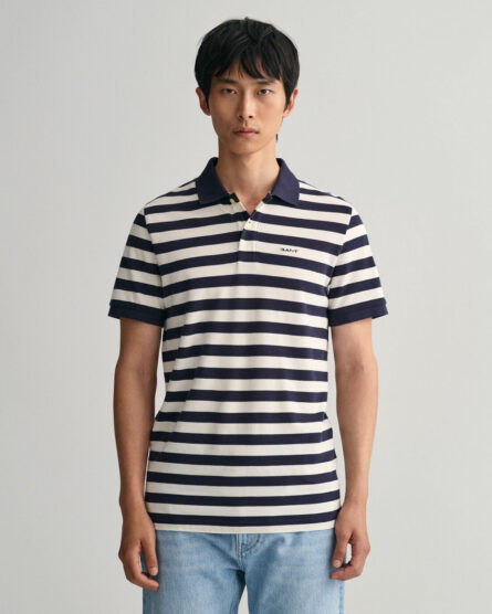 polo multi stripe pique gant pe 23.