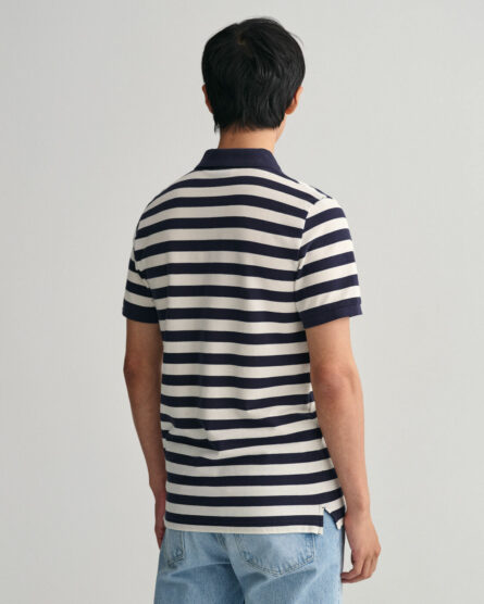 polo multi stripe pique gant pe 23.