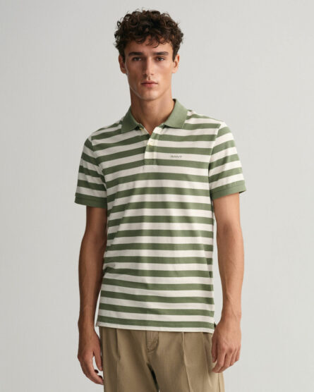 polo multi stripe pique gant pe 23.