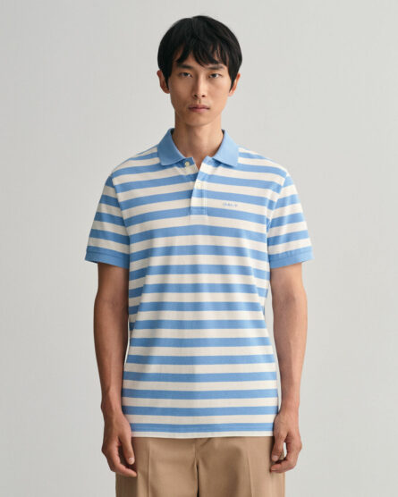 polo multi stripe pique gant pe 23.