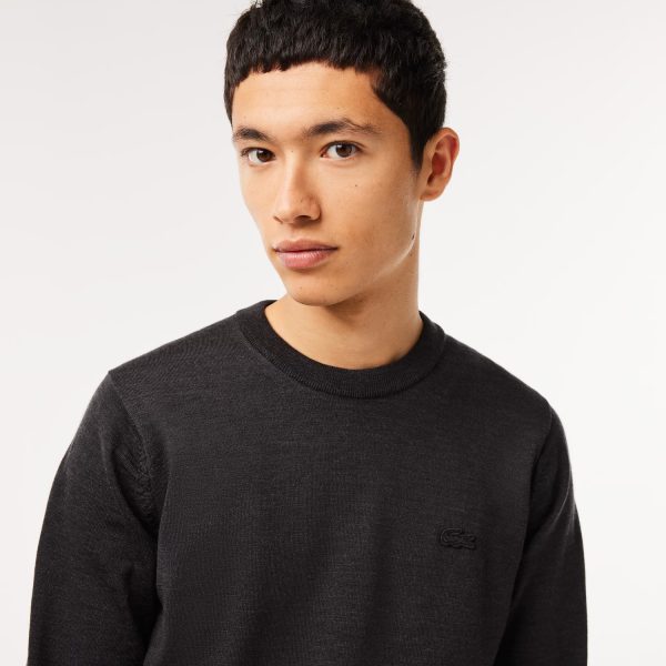 maglia in lana merinos lacoste ai 23.24. art. ah1969