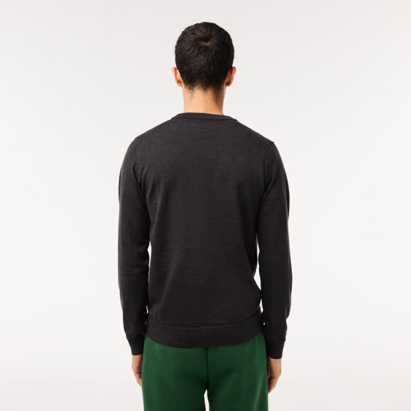 maglia in lana merinos lacoste ai 23.24. art. ah1969