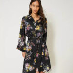 abito chemisier stampa fiore twin set ai 23.24. art.232tp214h