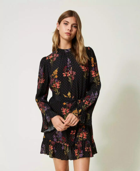 abito corto morbido twin set ai 23.24. art.232tt2471