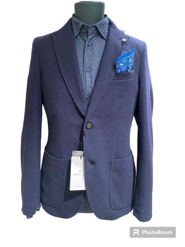 giacca due bottoni slim manuel ritz ai 23.24.