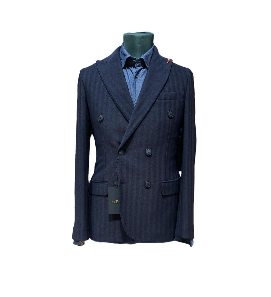 giacca doppio petto slim art patchouli mulish ai 23.24.