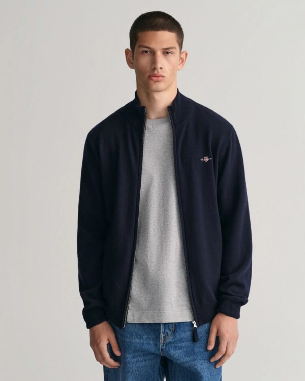 cardigan full zip gant ai 23.24.