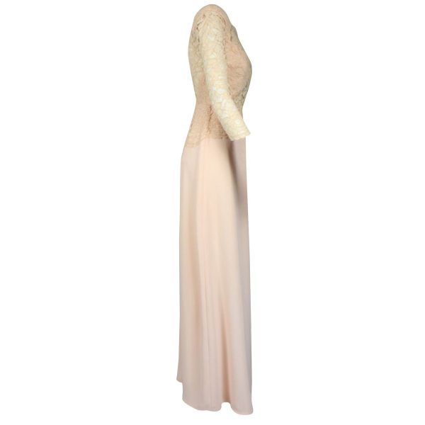 Abito con corpetto in pizzo elisabetta franchi
