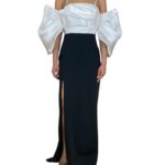 abito lungo con stola art. nn020028 musani pe 24.