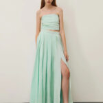 Gonna lunga in taffetà sfoderata diction2 marella pe 24.