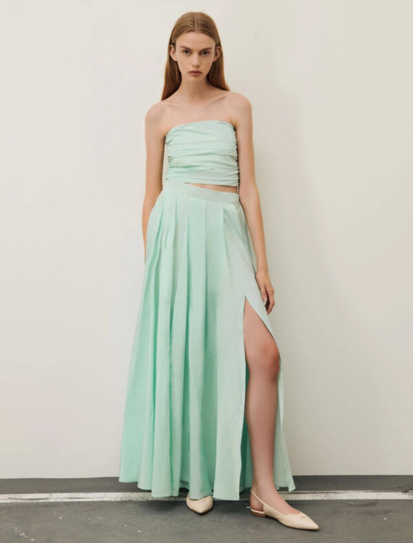 Gonna lunga in taffetà sfoderata diction2 marella pe 24.