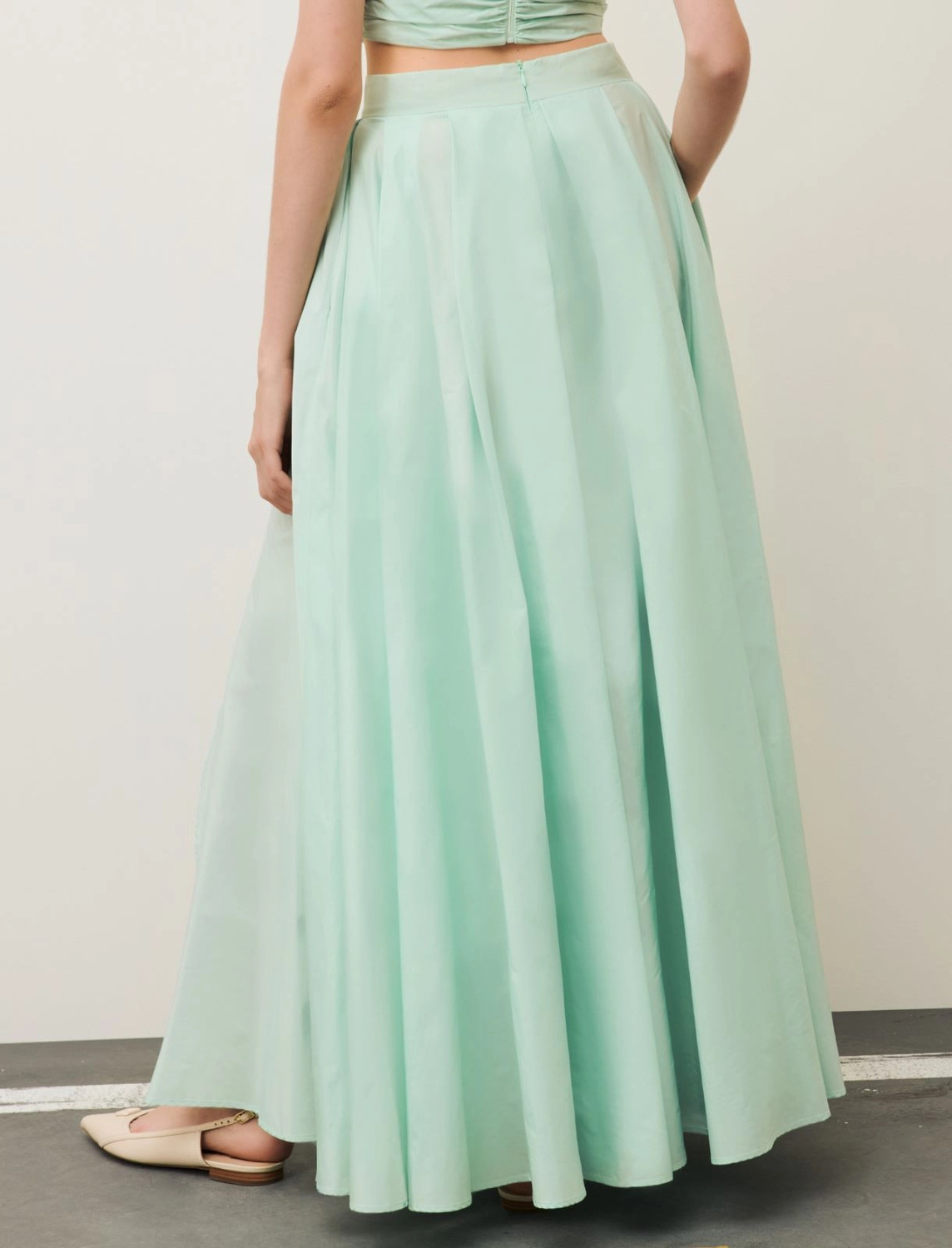 Gonna lunga in taffetà sfoderata diction2 marella pe 24.