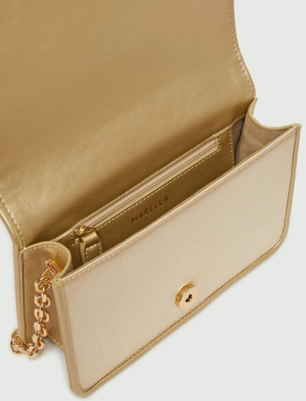 borsa con patta con strass in tinta malibu marella pe 24.