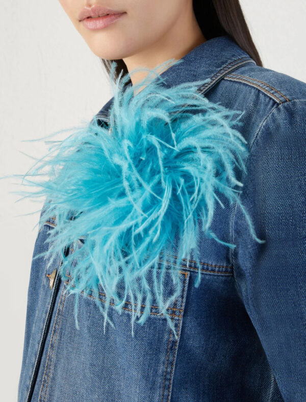 spilla di piume di struzzo jumbo marella pe 24. 0096781813_1jpg spilla di piume di struzzo jumbo marella pe 24.