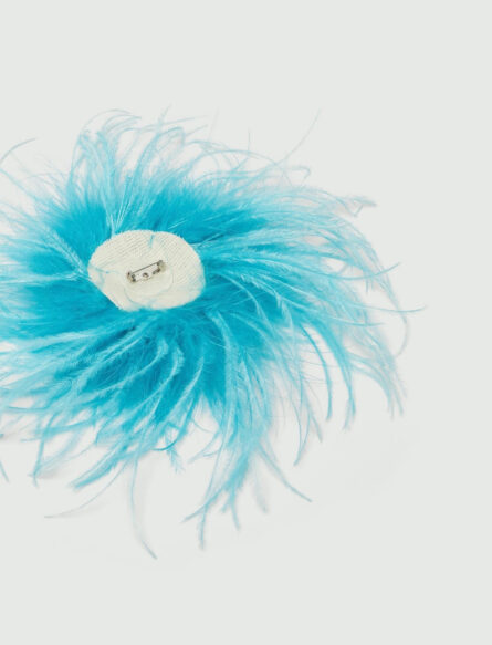 spilla di piume di struzzo jumbo marella pe 24.
