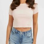 t-shirt smoked top guess pe 24.