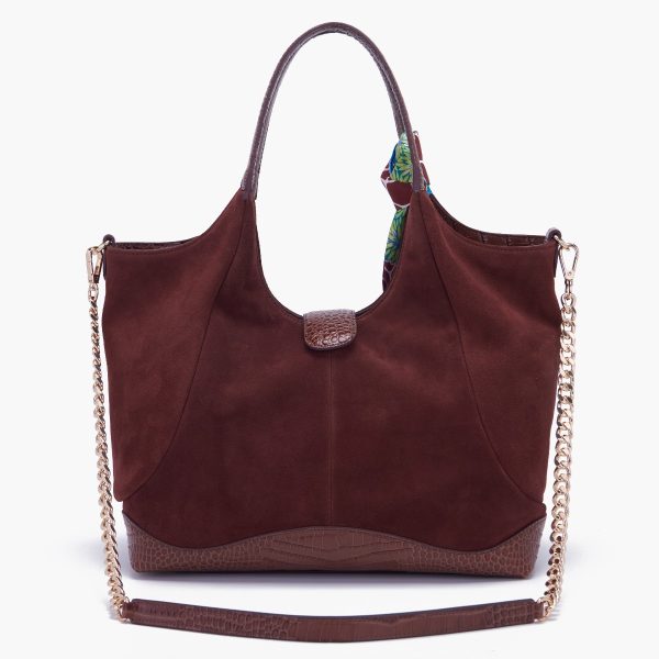 shopping morbida in pelle scamosciata 141p-cb-191-suc la carrie pe 24.