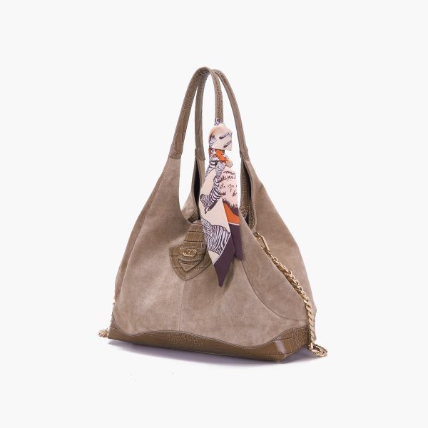 shopping morbida in pelle scamosciata 141p-cb-191-suc la carrie pe 24.