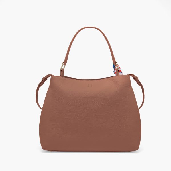 borsa shopping in pelle martellata 141p-db-210-tbl la carrie pe 24.