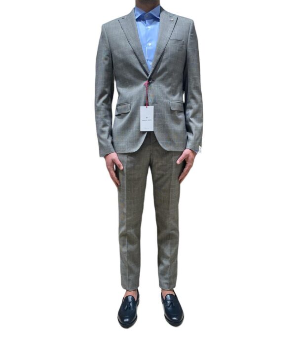 abito slim drop 9 principe di galles manuel ritz pe 24.