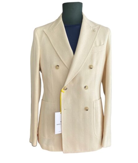 giacca doppio petto spigata drop 8 slim manuel ritz pe 24.