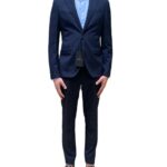 abito slim drop 9 micro pied de poule manuel ritz pe 24.