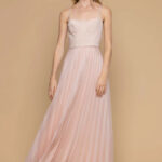 abito lungo con gonna plisse giglio sogold kocca pe 24.