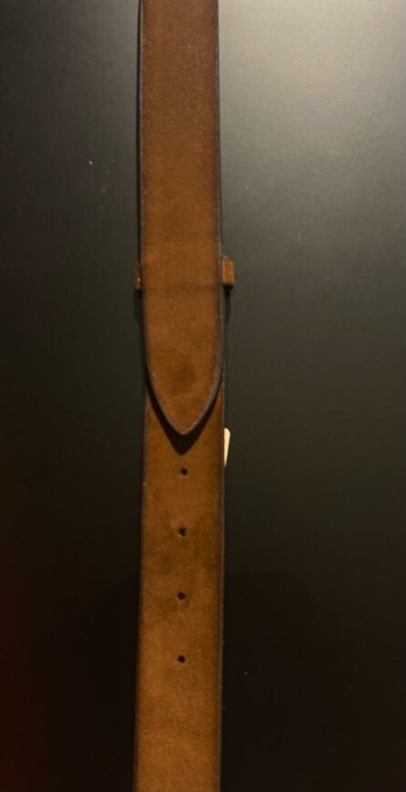 cintura in pelle scamosciata alberto luti pe 24.