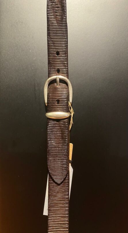 cintura in pelle lavorata alberto luti pe 24.