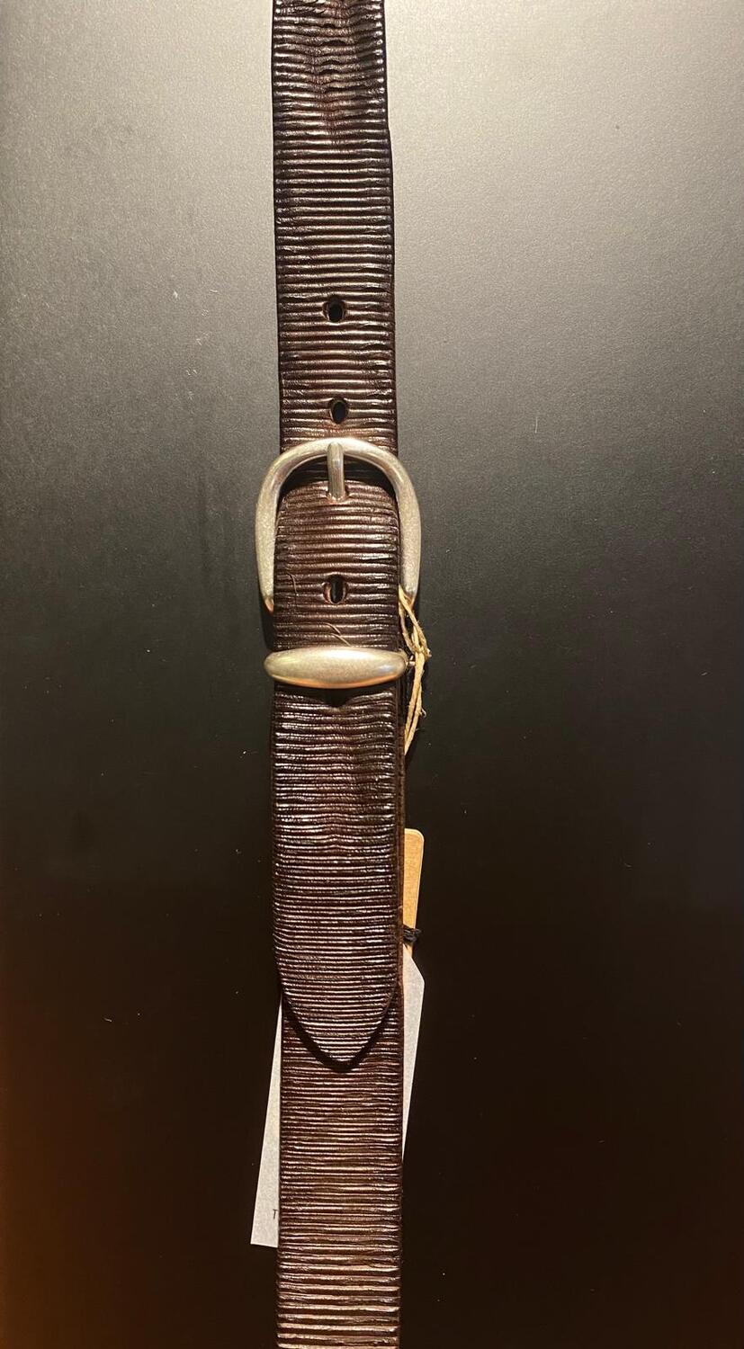cintura in pelle lavorata alberto luti pe 24.
