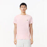 t-shirt girocollo leggera in cotone pima lacoste pe 24.