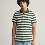 Polo in piqué a righe larghe gant pe 24.