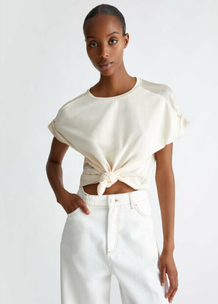 t-shirtcon perle liu jo a.i.24.25. art. wf4180