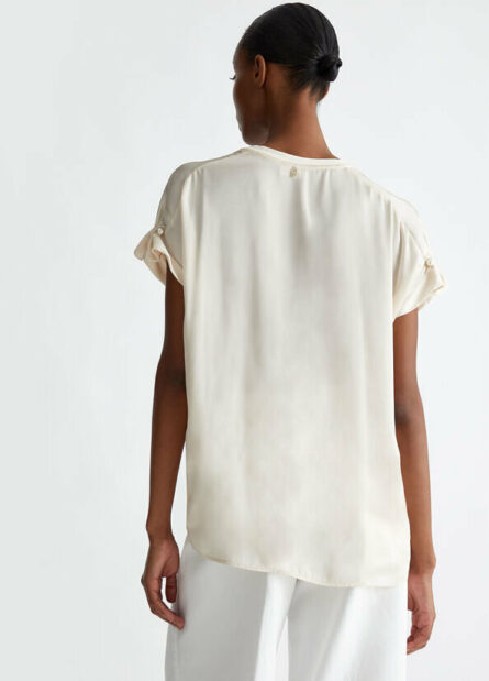 t-shirtcon perle liu jo a.i.24.25. art. wf4180