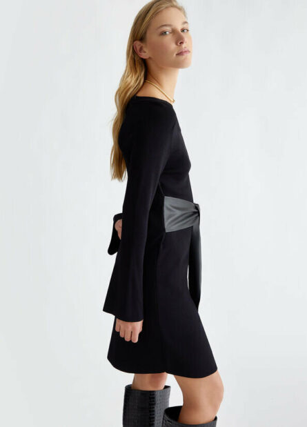 abito in maglia con cintura liu jo a.i.24.25. art. wf4531