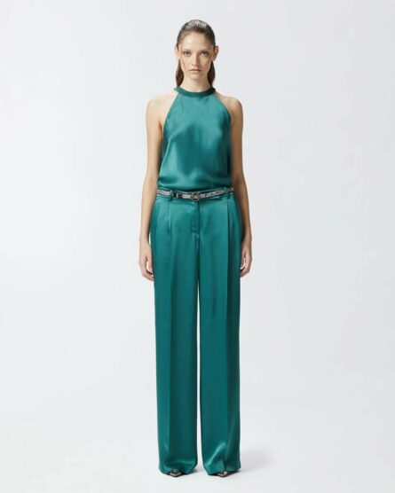 pantalone tailored in satin pinko a.i.24.25. mod. laon