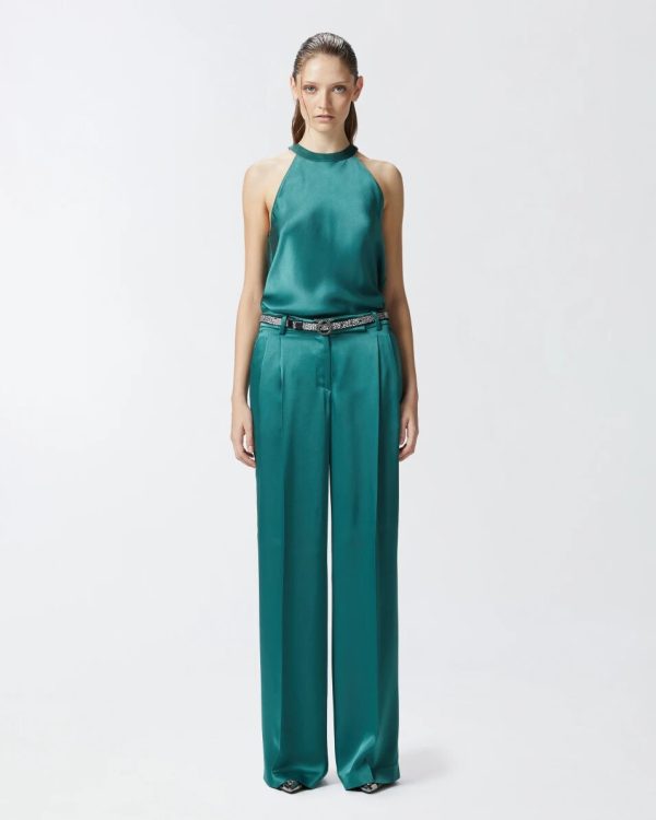pantalone tailored in satin pinko a.i.24.25. mod. laon
