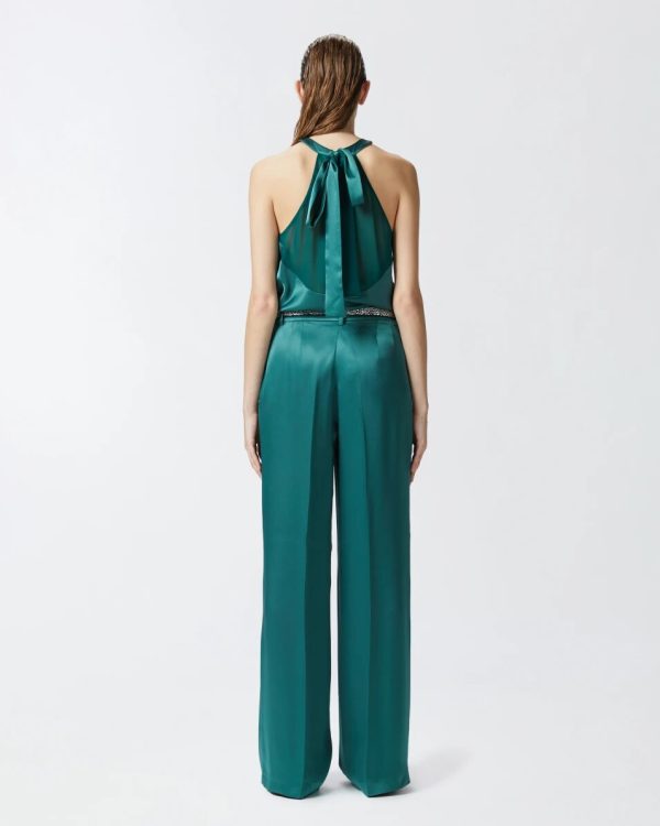 pantalone tailored in satin pinko a.i.24.25. mod. laon