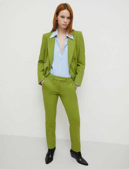 Pantaloni a sigaretta sofocle marella ai 24.25.