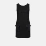 Miniabito boxy in crêpe con tasche ab65846e2 elisabetta franchi ai 24.25.