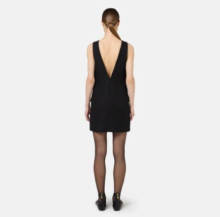 Miniabito boxy in crêpe con tasche ab65846e2 elisabetta franchi ai 24.25.